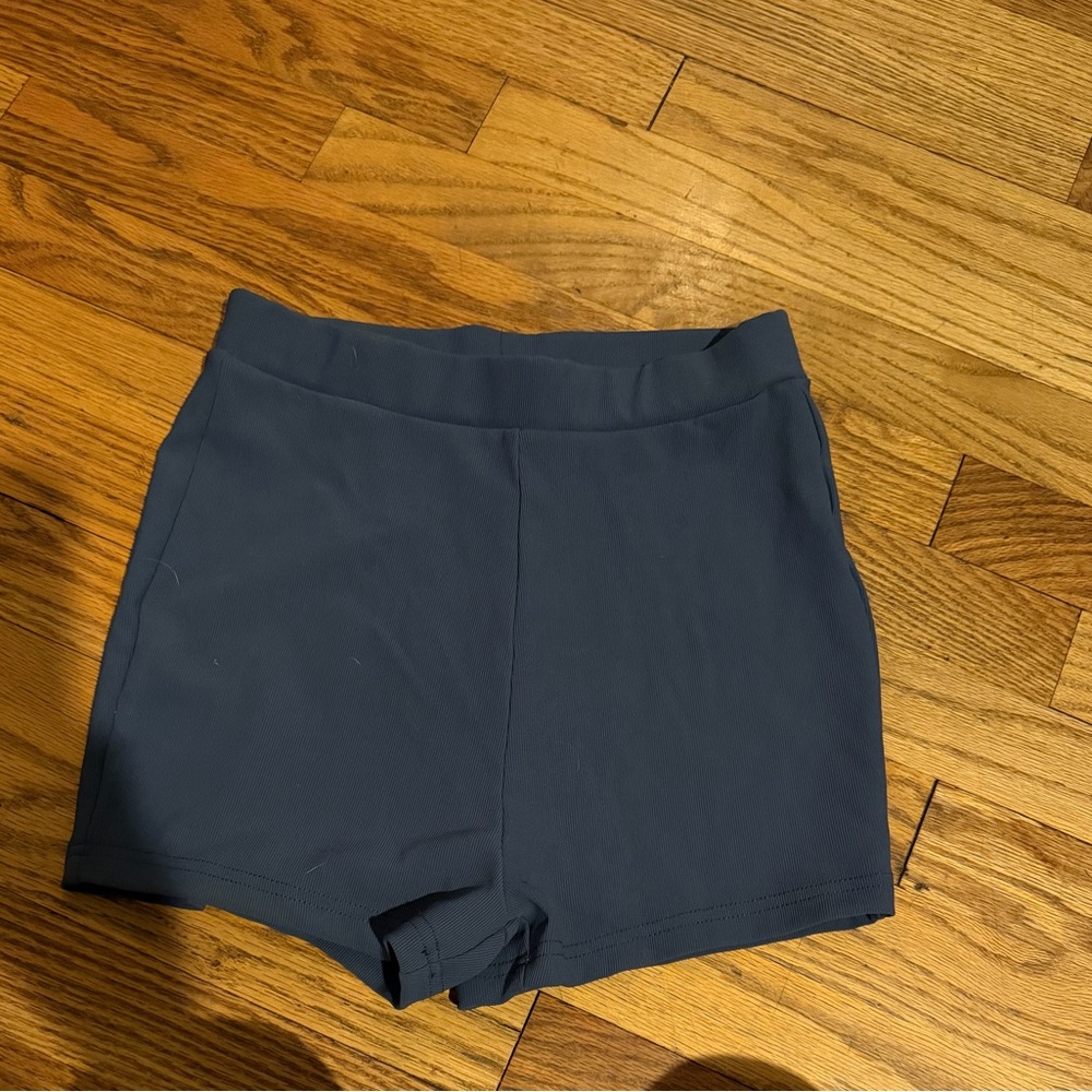 White Fox Navy Shorts